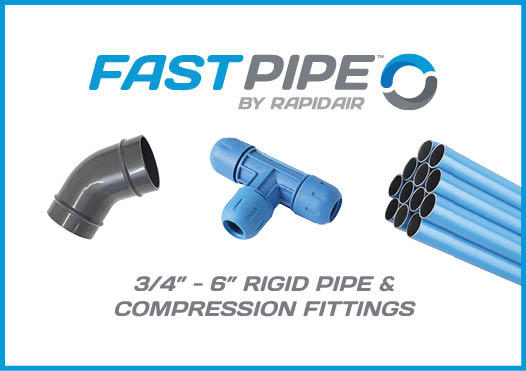 Compressed Air Piping - Rapid Air Home Piping Garage System 1/2